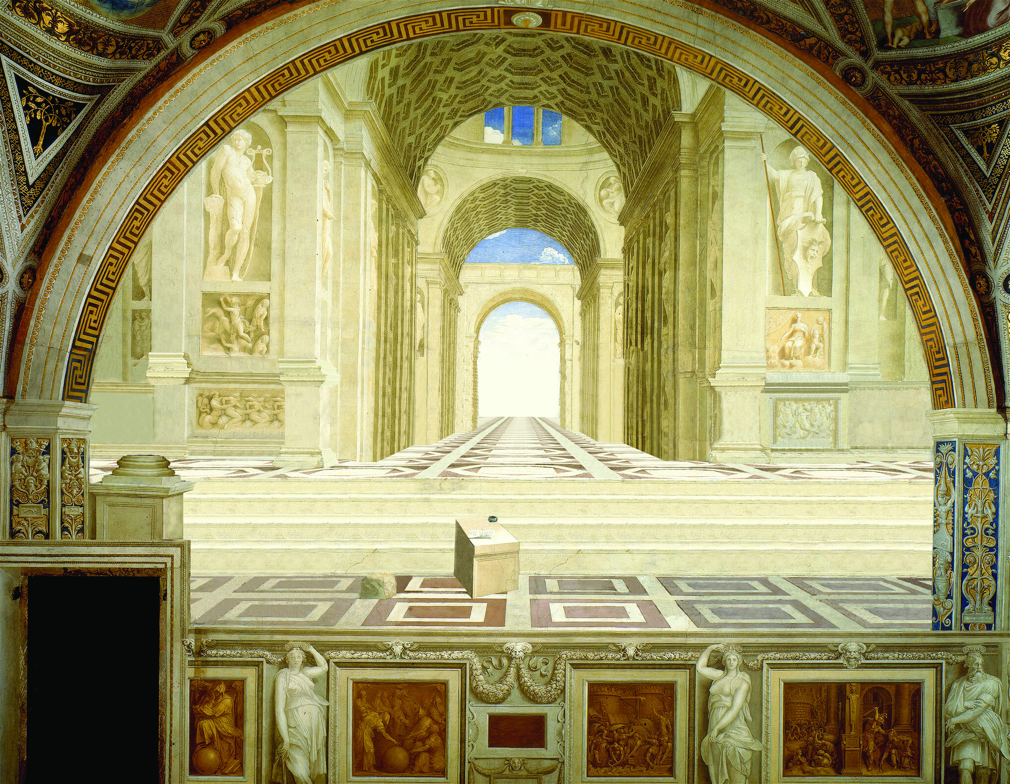 Empty School of Athens